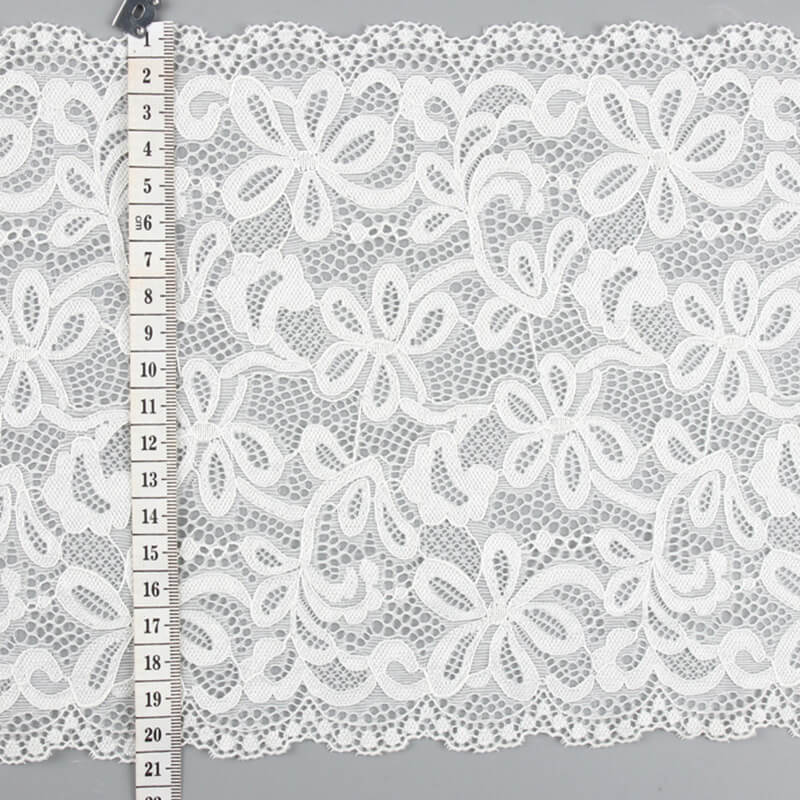 Lace Trim Dress Nylon Lace Fabric for Women's Wear Wholesale Supplier 5